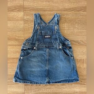 vintage OshKosh B'gosh denim overall dress size 2T